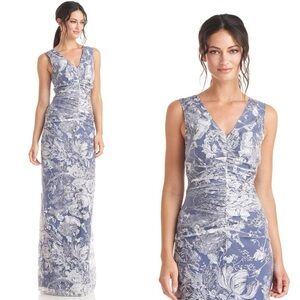 JS Collections‎ Gown Dress 8616700 French Blue Tulle Overlay Lightweight Size 6